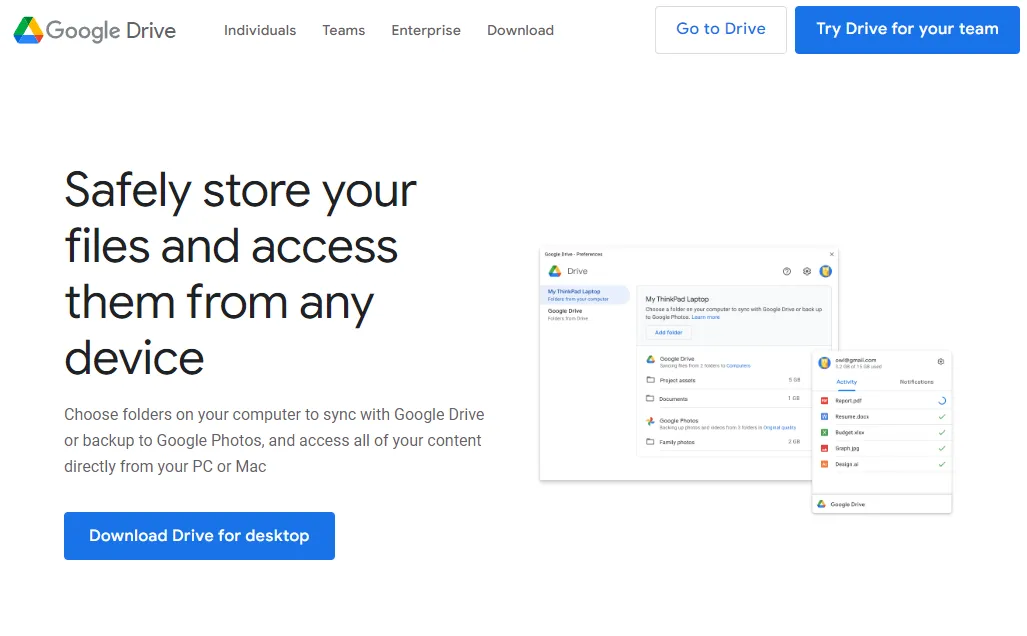 Download and Install Google Drive App