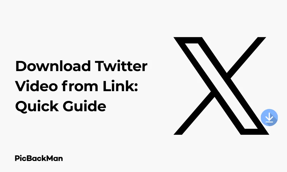 Download Twitter Video from Link: Quick Guide