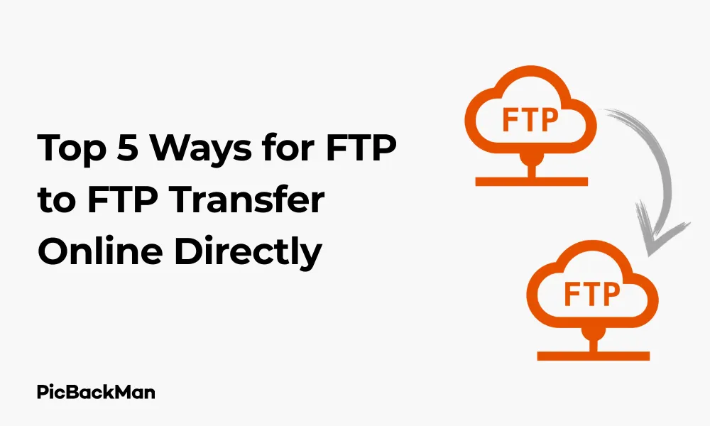 [Easiest] Top 5 Ways for FTP to FTP Transfer Online Directly