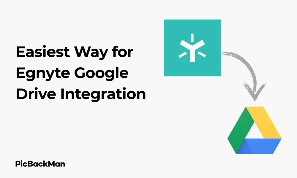 Easiest Way for Egnyte Google Drive Integration