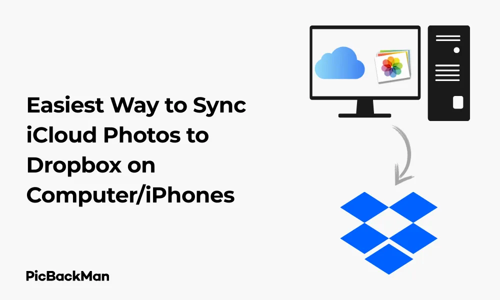 Easiest Way to Sync iCloud Photos to Dropbox on Computer/iPhones