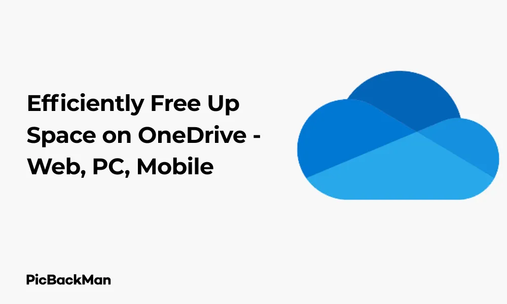 Efficiently Free Up Space on OneDrive - Web, PC, Mobile