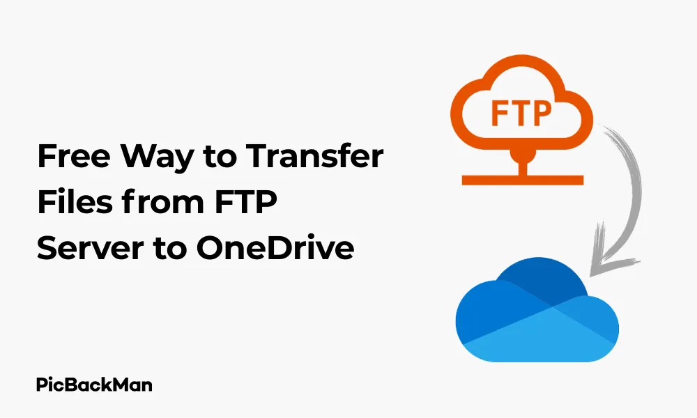 Free Way to Transfer Files from FTP Server to OneDrive