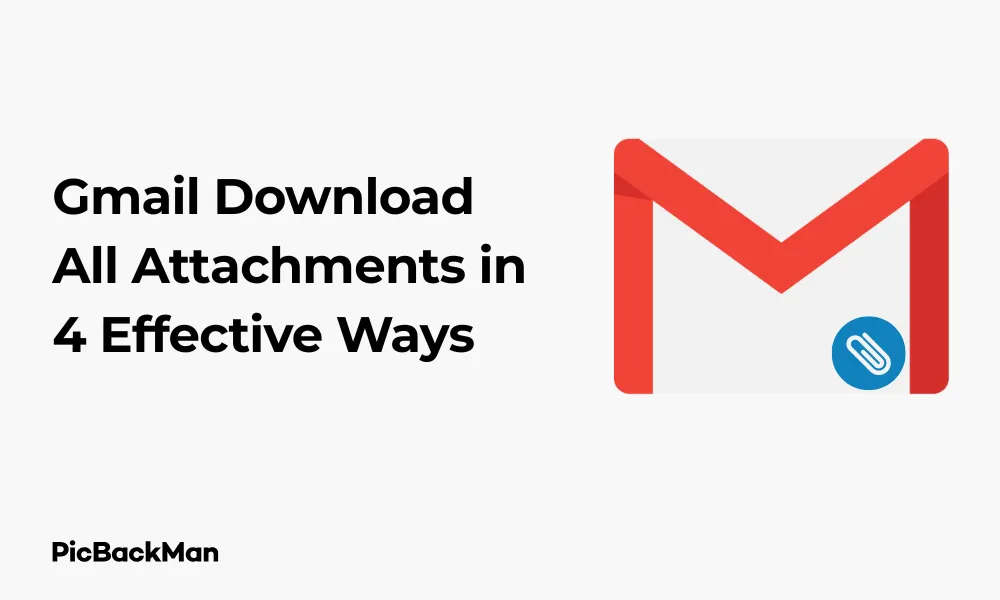 Gmail Download All Attachments in 4 Effective Ways