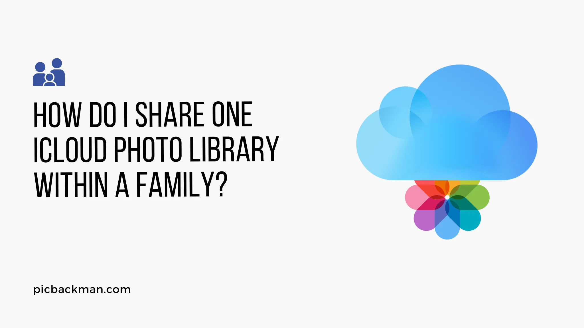 How do I Share One iCloud Photo Library within a Family?