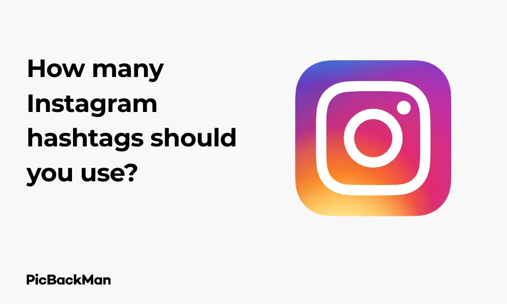 How many Instagram hashtags should you use
