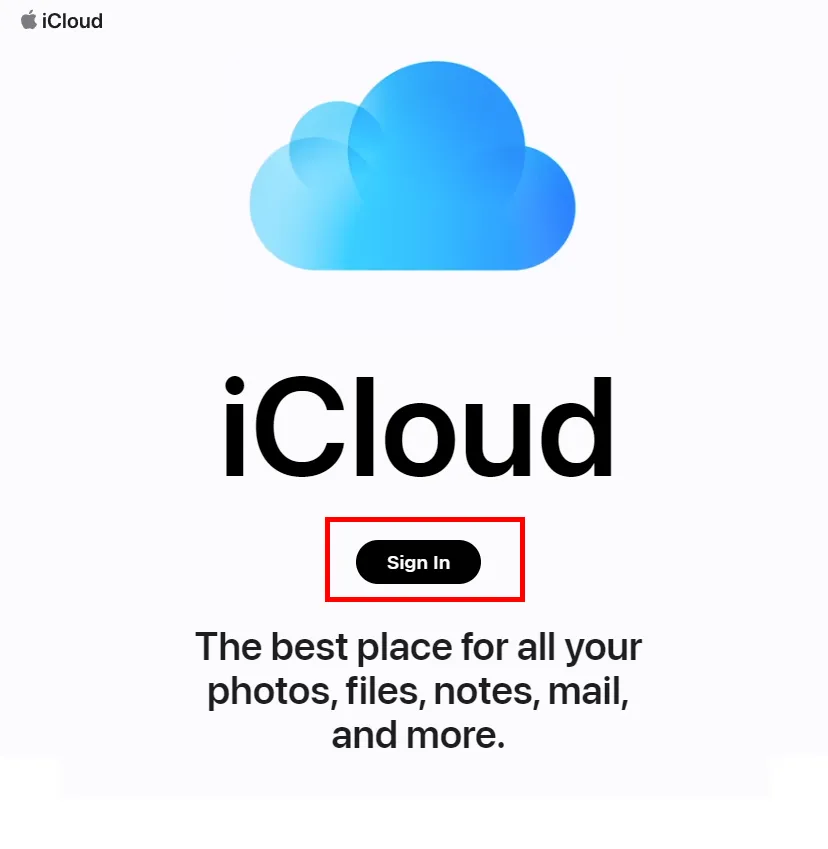 How to Access iCloud.com