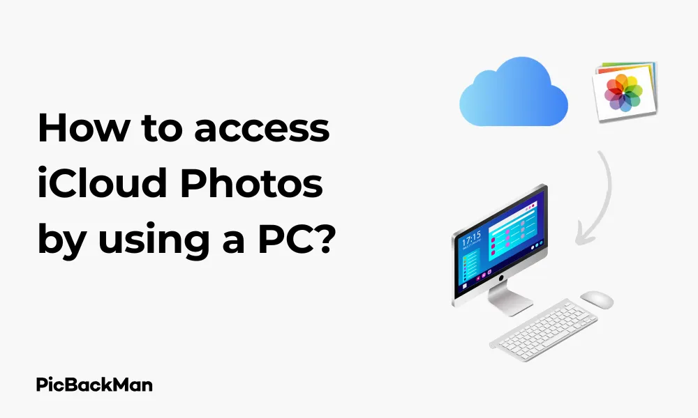 How to access iCloud Photos by using a PC