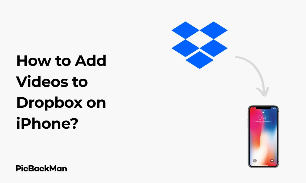 How to Add Videos to Dropbox on iPhone