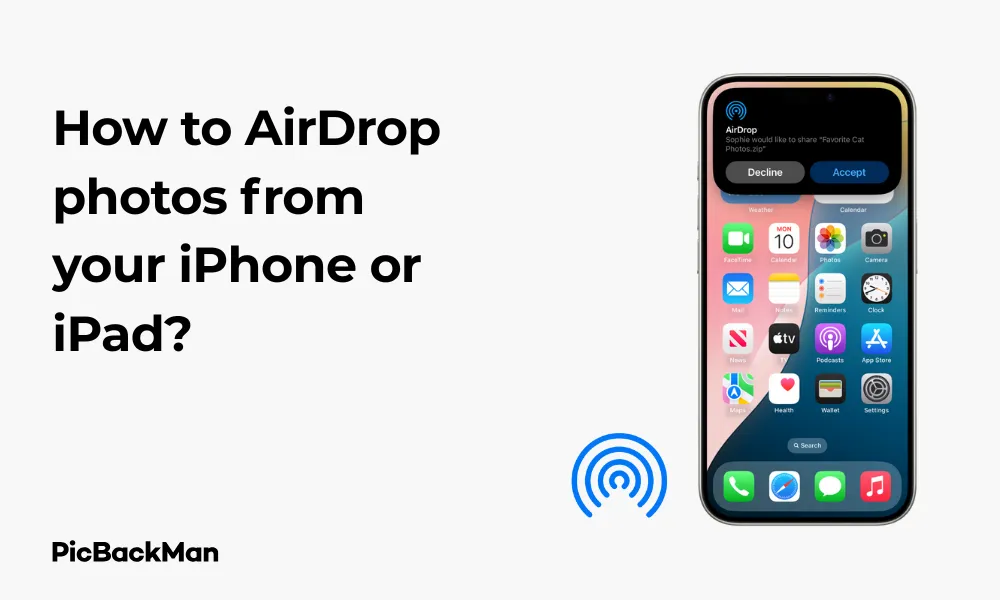 How to AirDrop photos from your iPhone or iPad