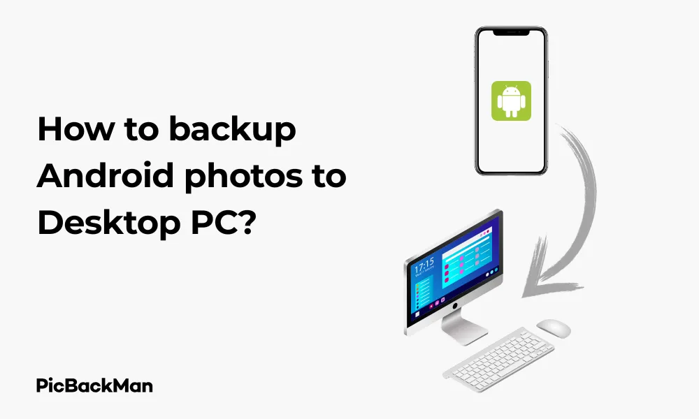 How to backup Android photos to Desktop PC