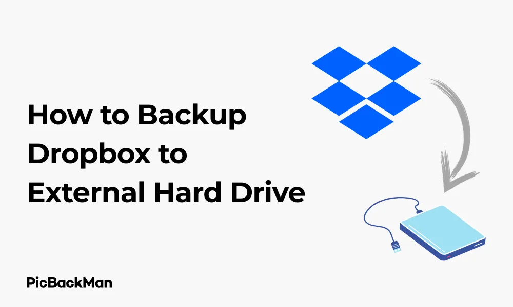 How to Backup Dropbox to External Hard Drive