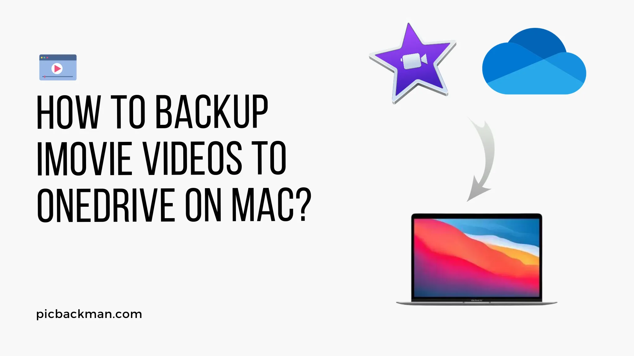 How to Backup iMovie Videos to OneDrive on Mac?