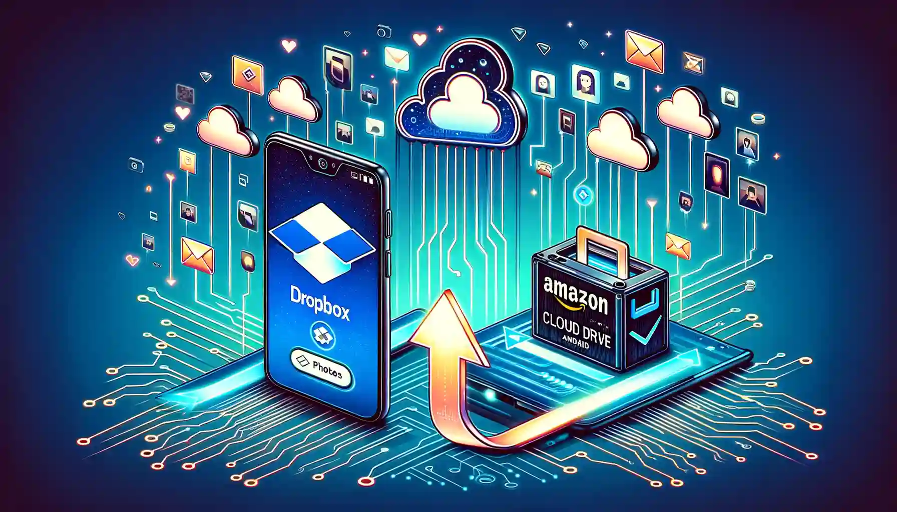 How to Backup Photos from Dropbox to Amazon Cloud Drive on Android