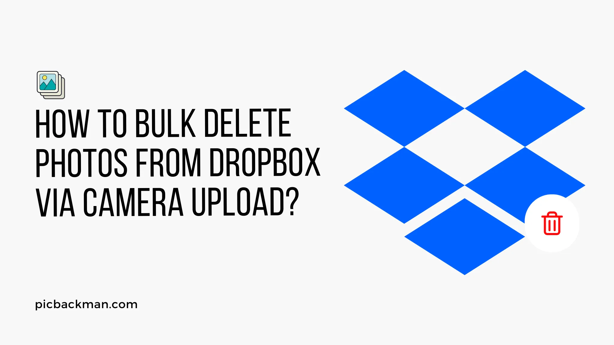 How to Bulk Delete Photos from Dropbox via Camera Upload?