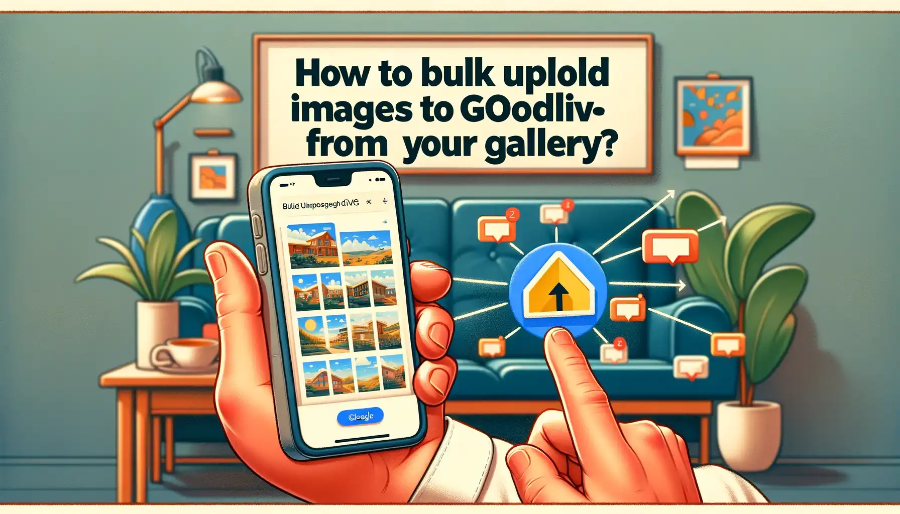 How to bulk upload images to Google Drive from your gallery?