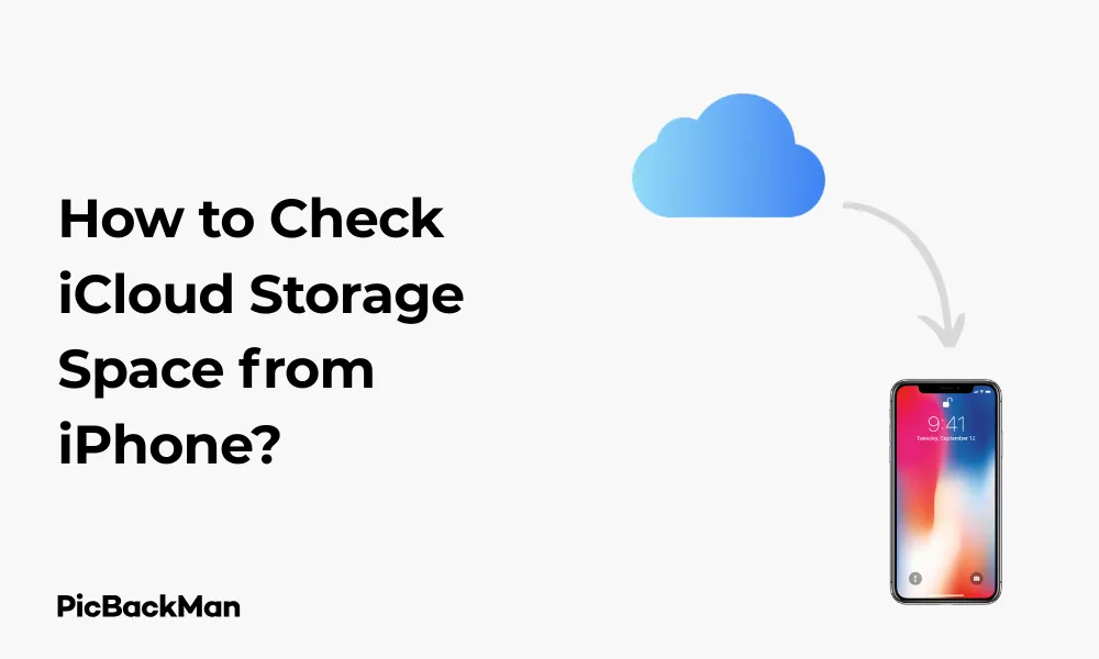 How to Check iCloud Storage Space from iPhone
