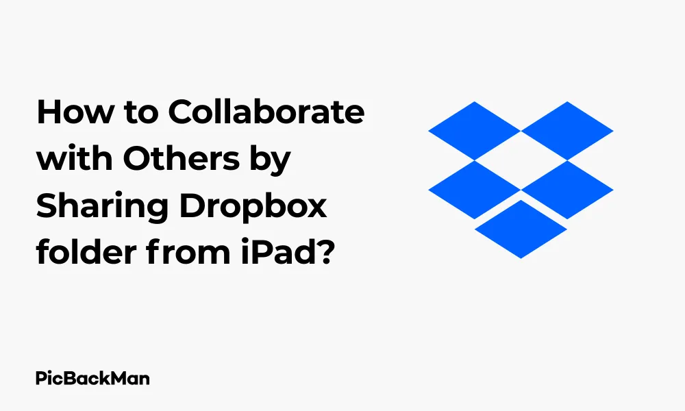 How to Collaborate with Others by Sharing Dropbox folder from iPad