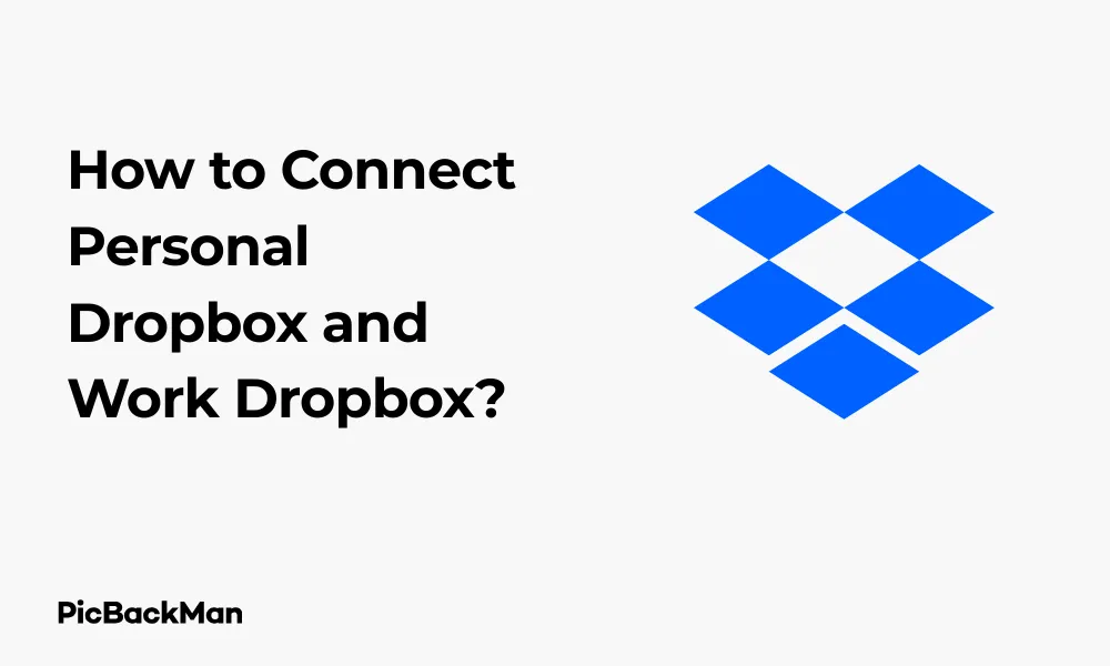 How to Connect Personal Dropbox and Work Dropbox