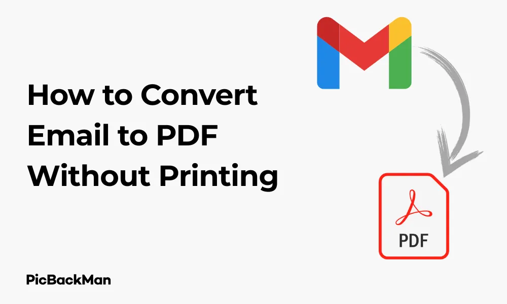 How to Convert Email to PDF Without Printing [2 Free Ways]
