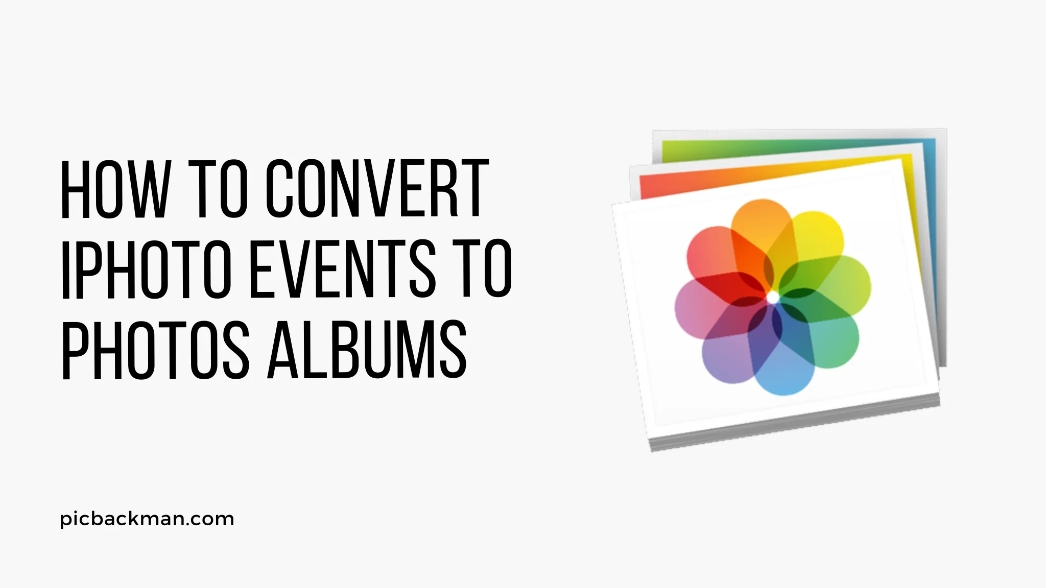 How to Convert iPhoto Events to Photos Albums?