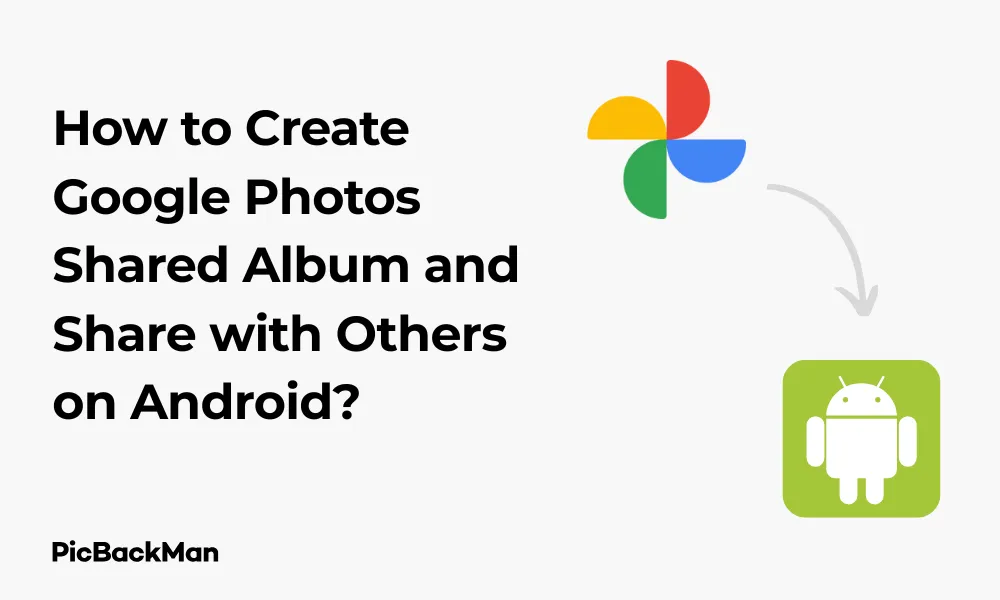 How to Create Google Photos Shared Album and Share with Others on Android