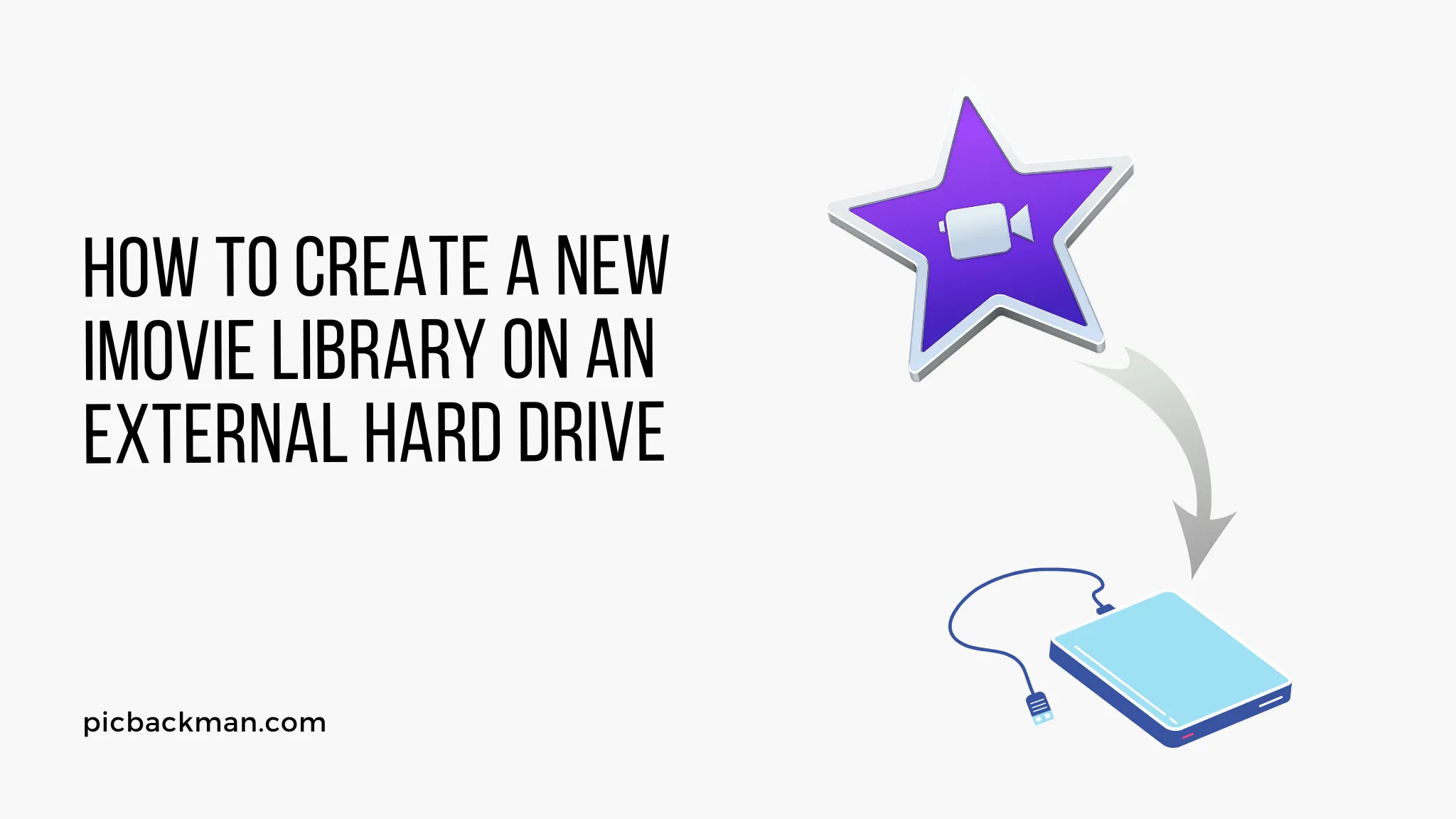 How to Create New iMovie Library on External Hard Drive?