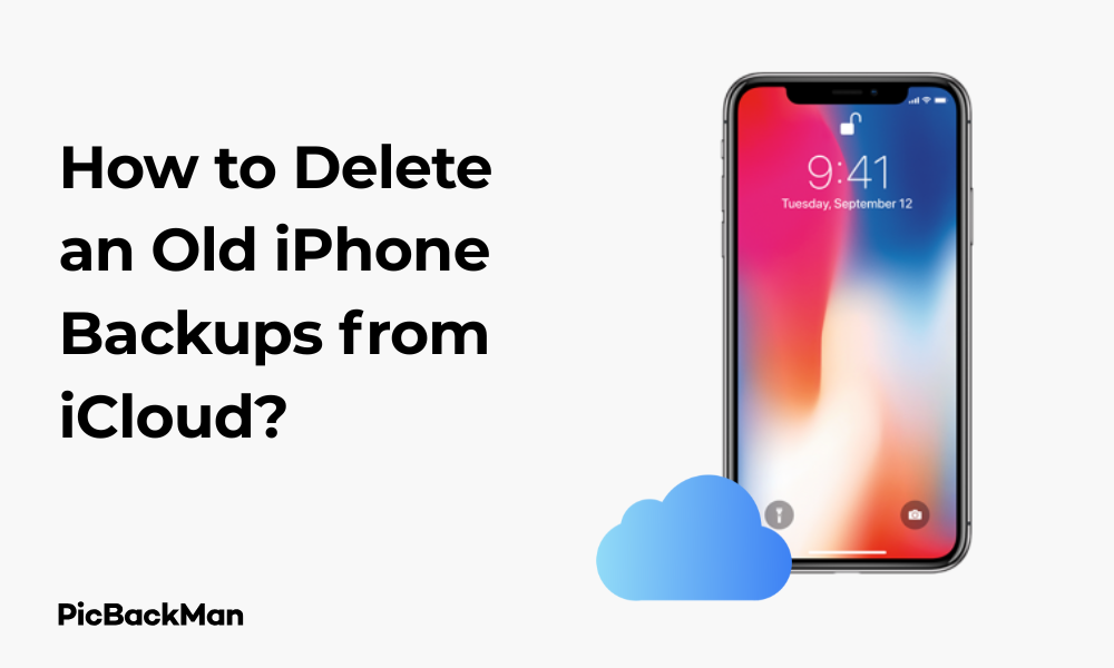 How to Delete an Old iPhone Backups from iCloud