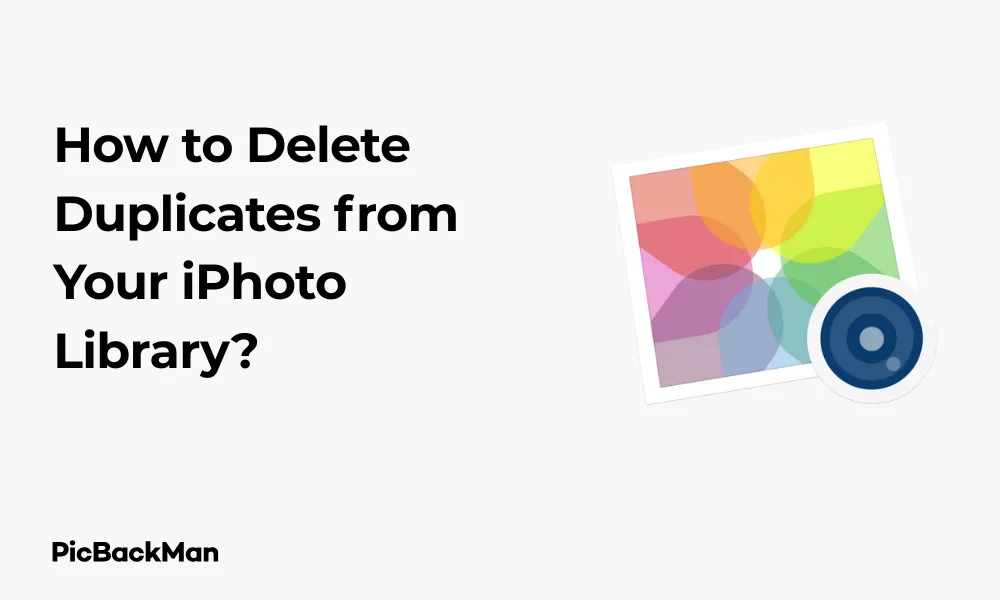 How to Delete Duplicates from Your iPhoto Library