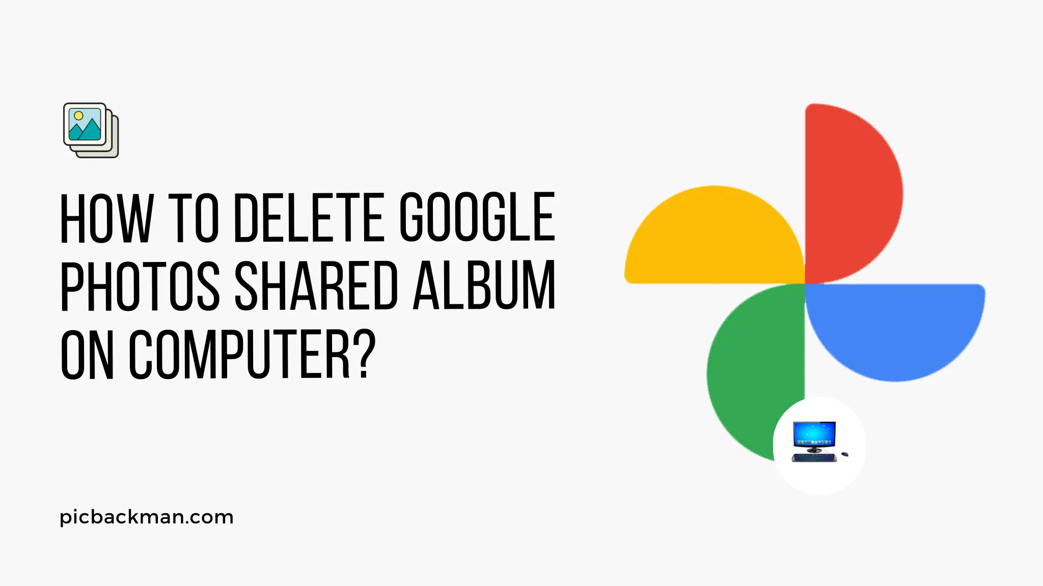How to Delete Google Photos Shared Album on Computer?