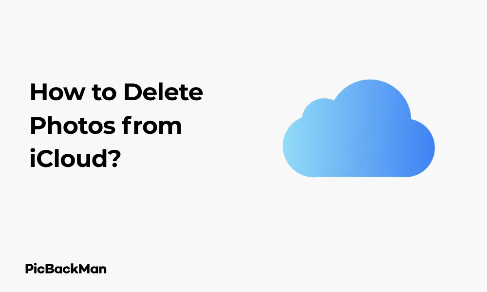 How to Delete Photos from iCloud