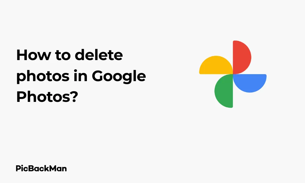 How to delete photos in Google Photos