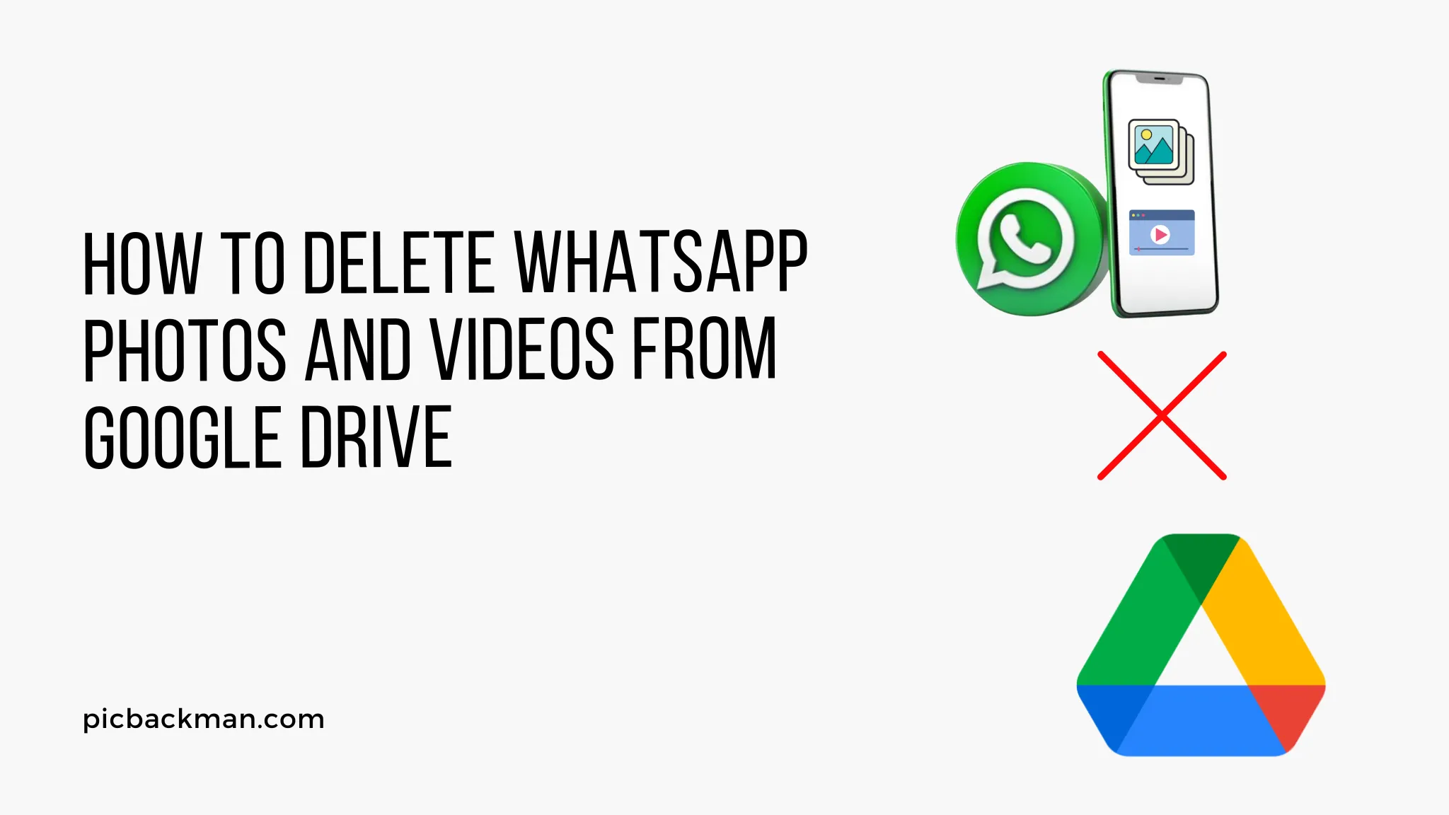 How to Delete WhatsApp Photos and Videos from Google Drive?