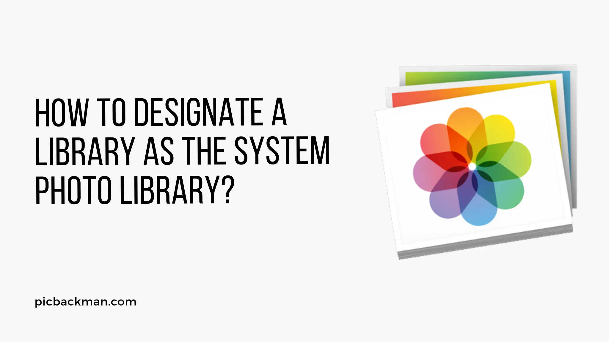 How to Designate a Library as the System Photo Library?