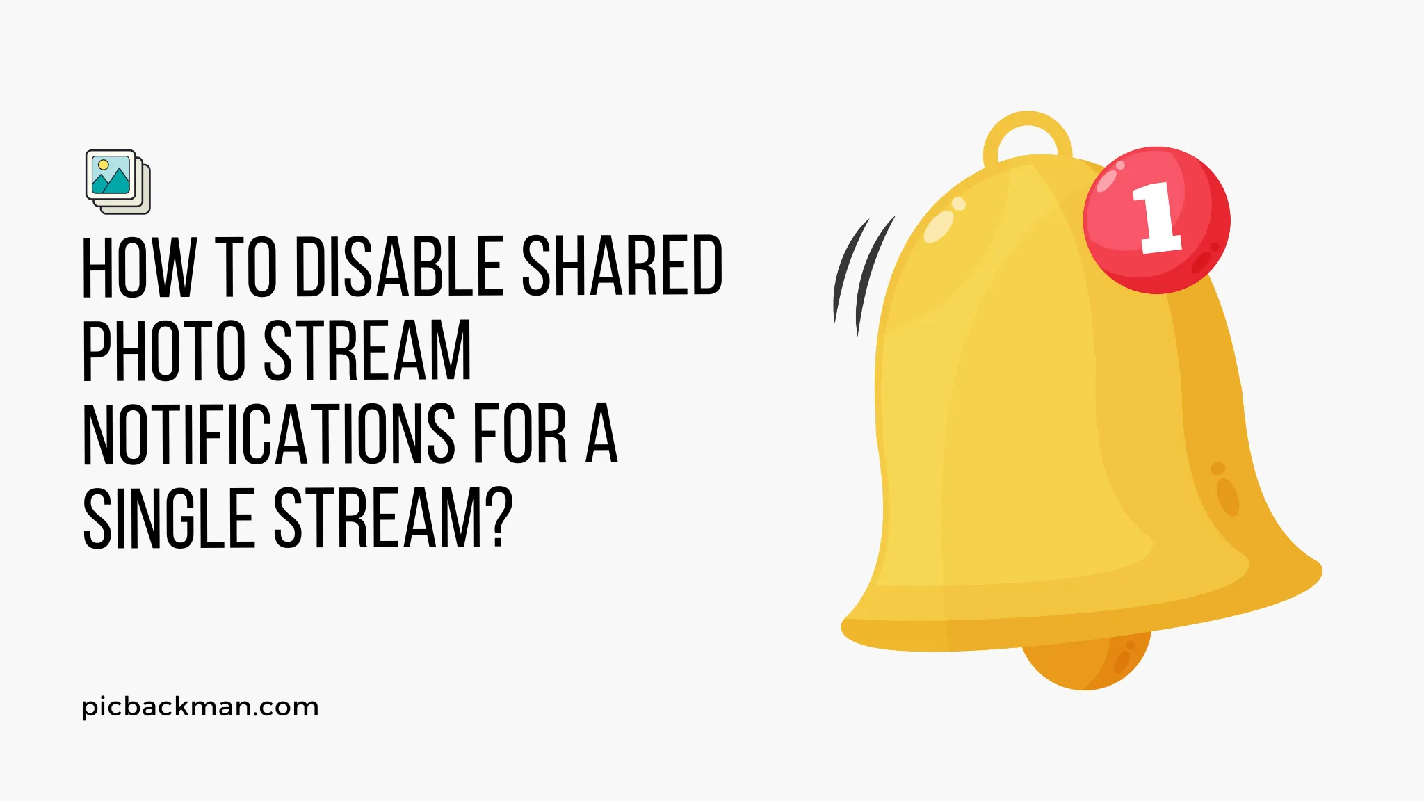 How to Disable Shared Photo Stream Notifications for a Single Stream