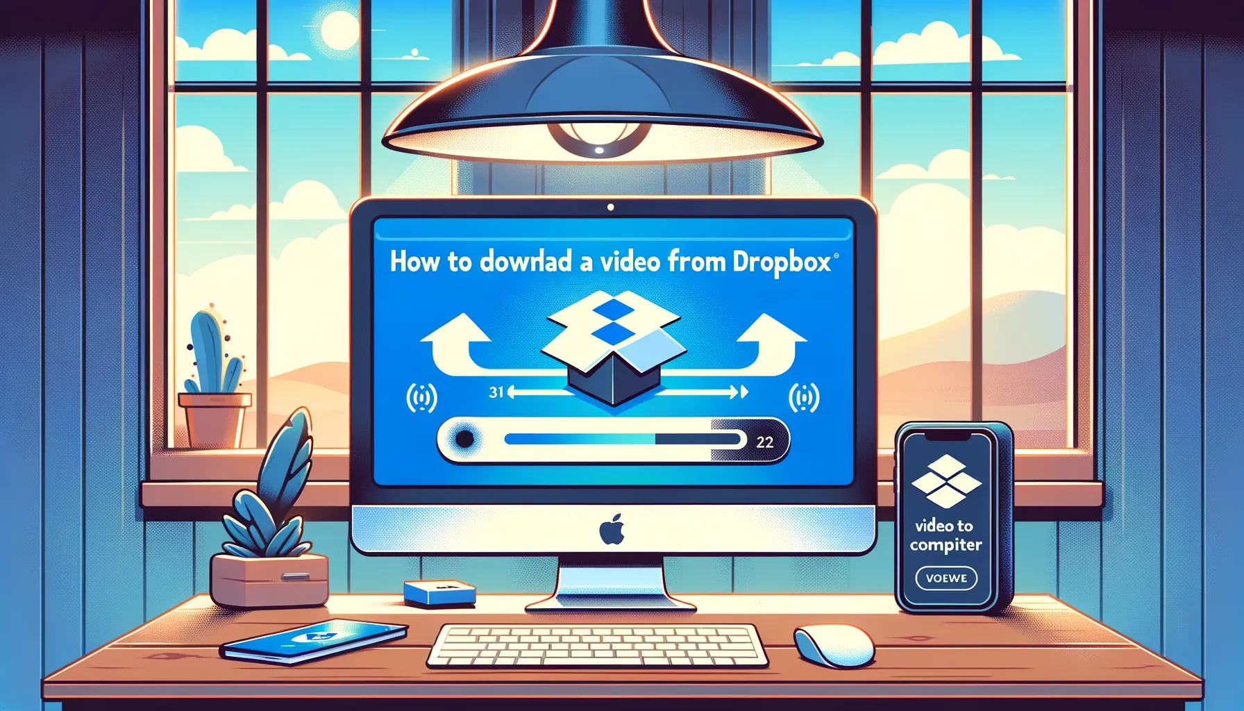 How to download a video from Dropbox to computer