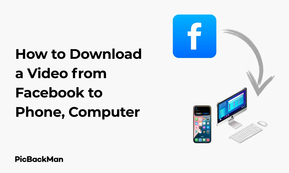How to Download a Video from Facebook to Phone, Computer