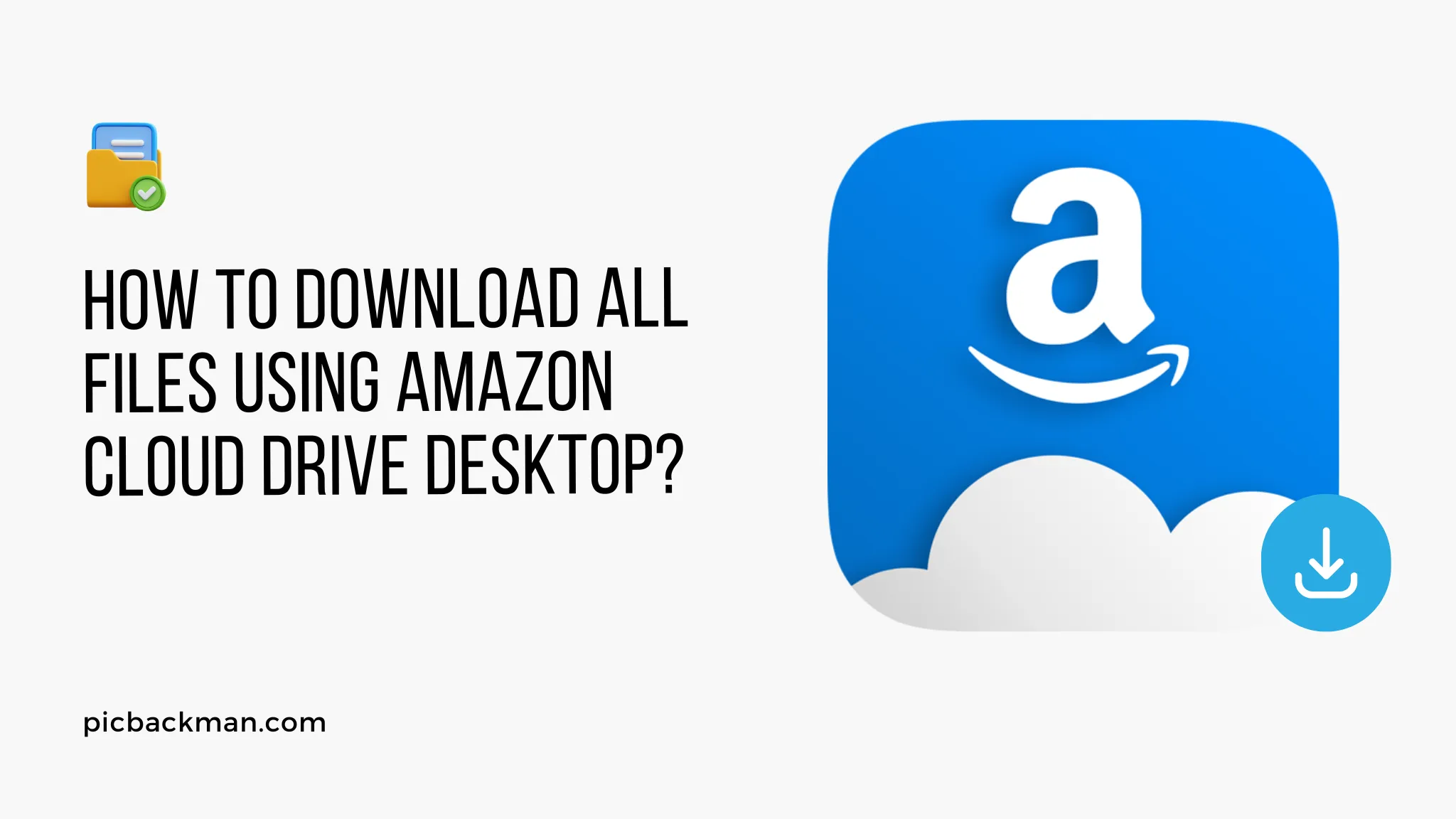 How to Download All Files Using Amazon Cloud Drive Desktop?