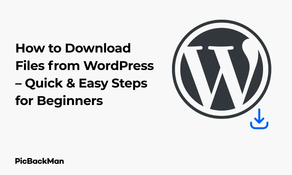 How to Download Files from WordPress – Quick & Easy Steps for Beginners