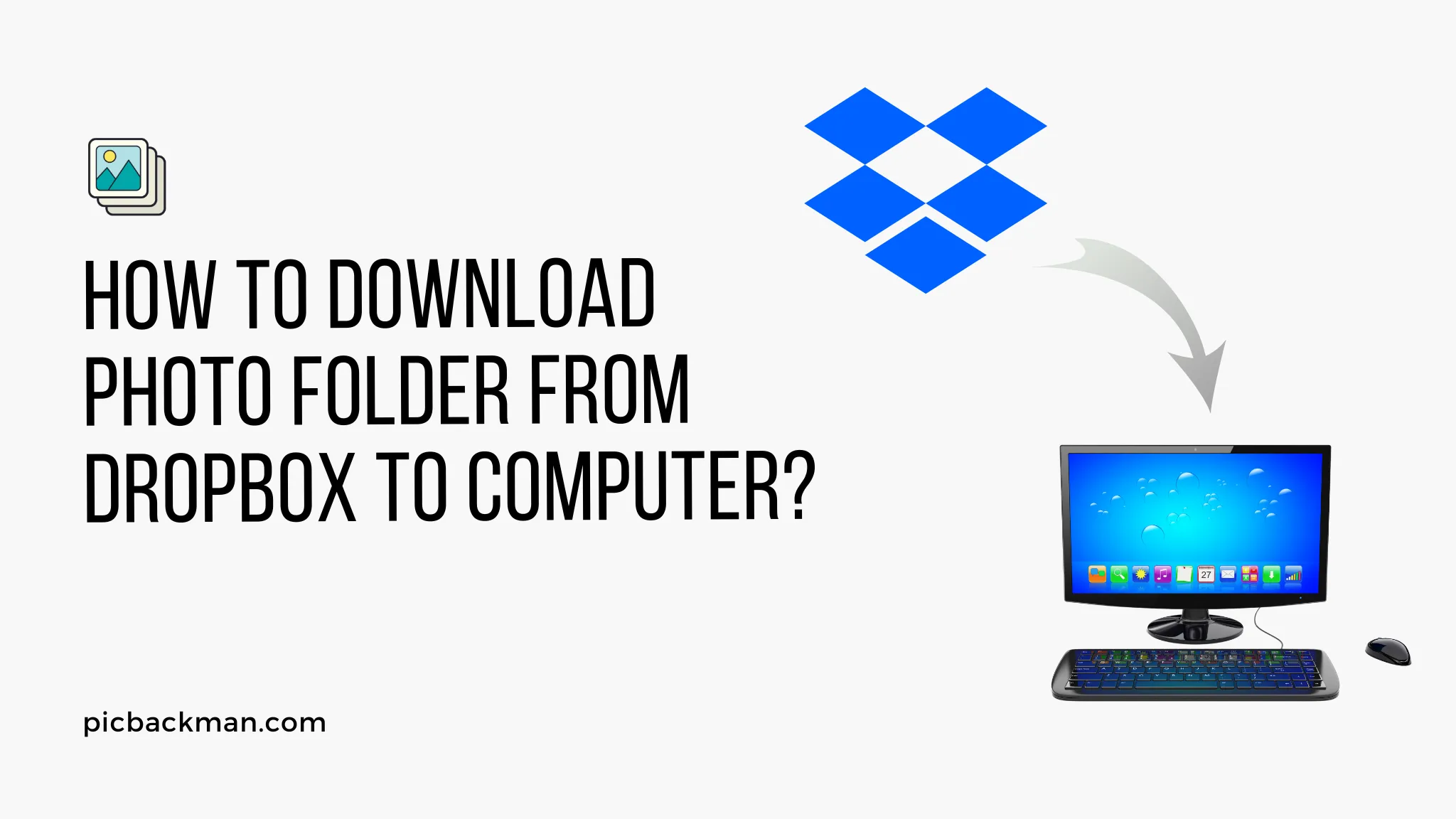 How to download photo folder from DropBox to computer