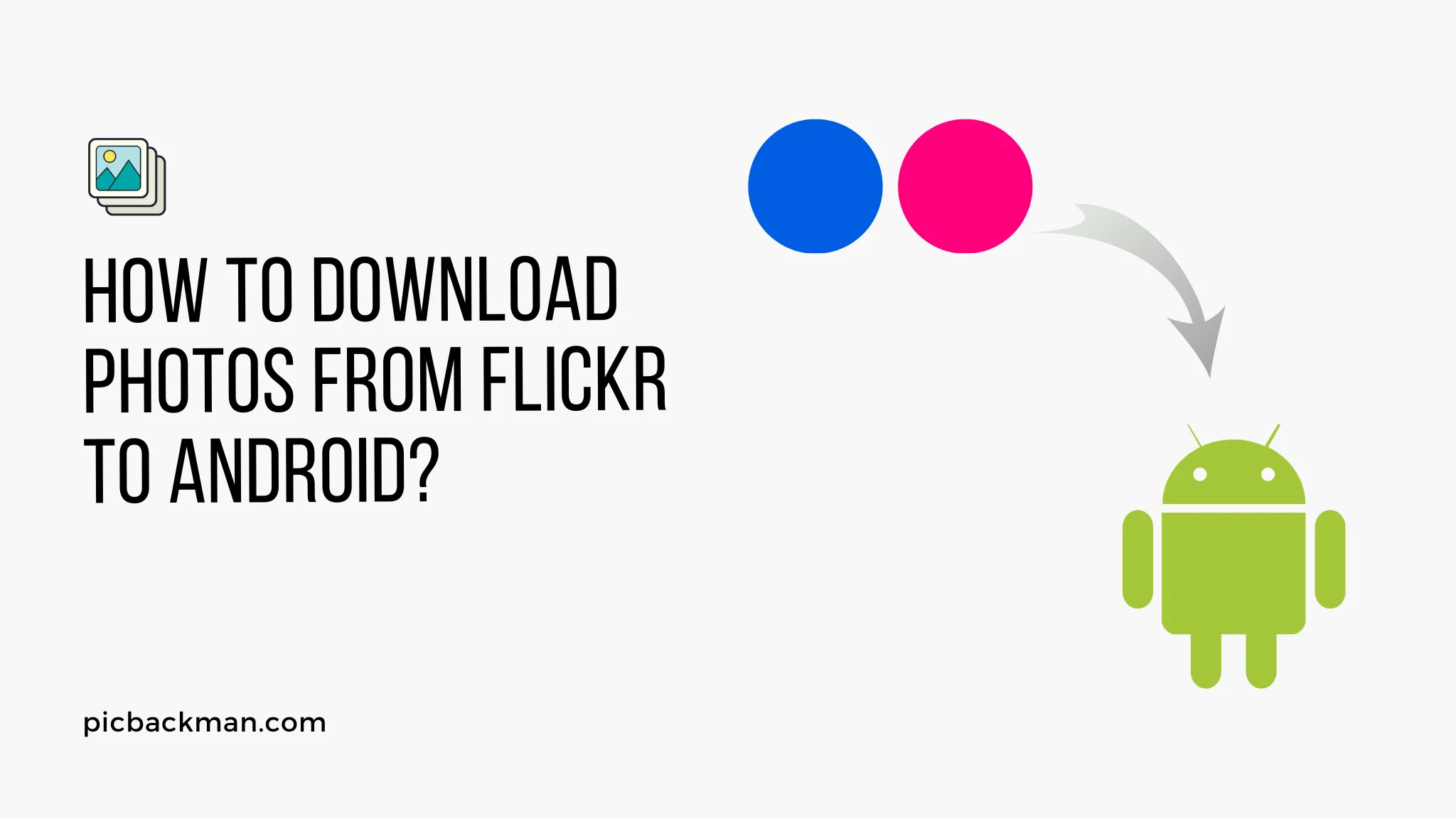 How to download photos from Flickr to Android?
