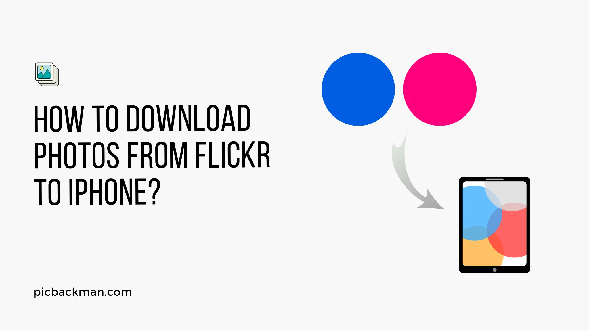 How to Download Photos from Flickr to iPhone