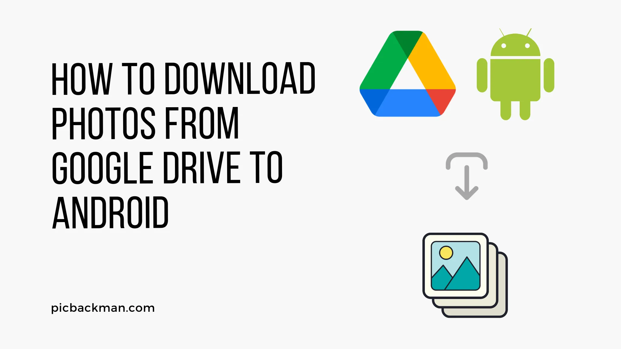 How to download photos from Google Drive to Android?