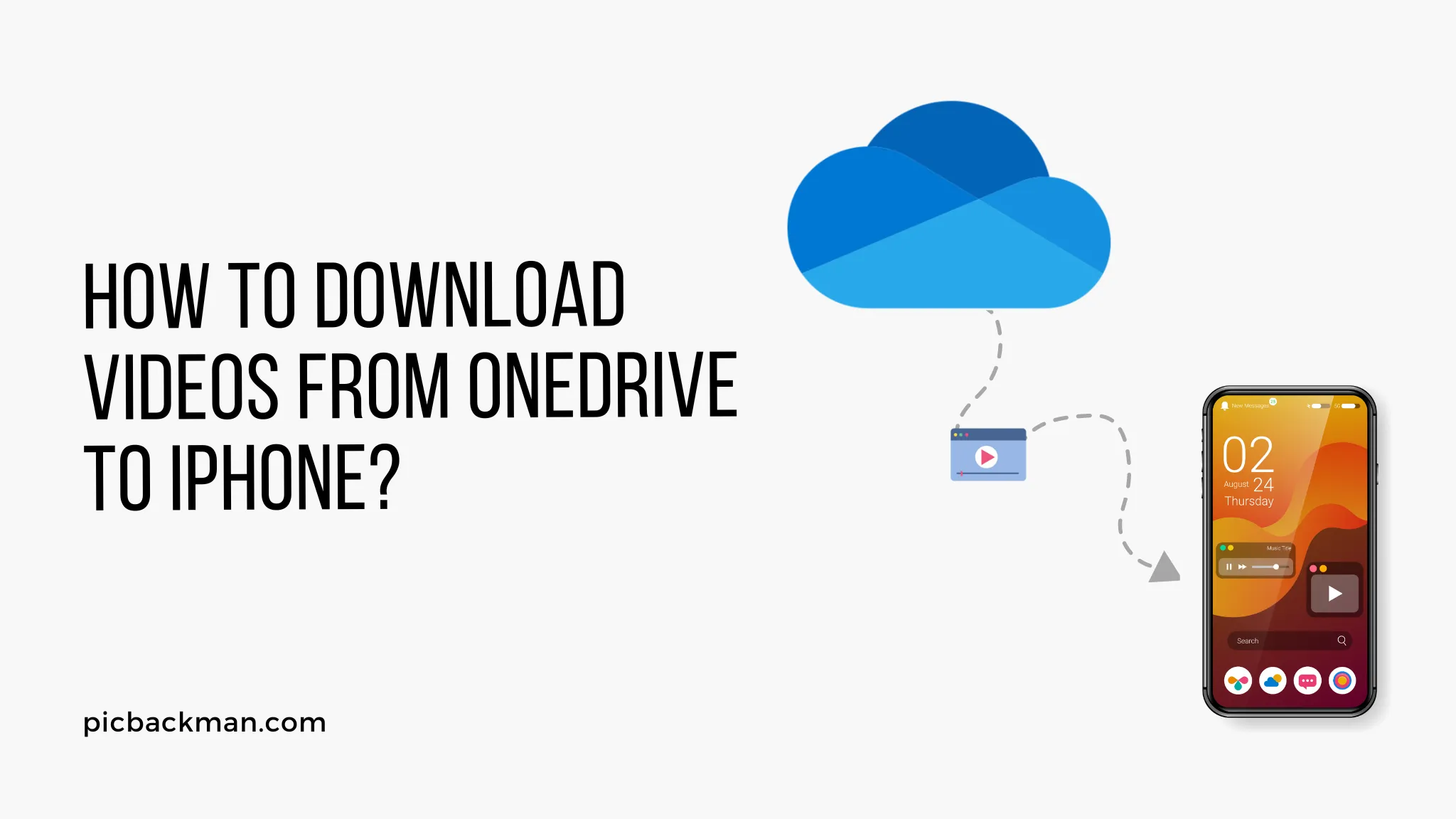 How to Download Videos from OneDrive to iPhone?