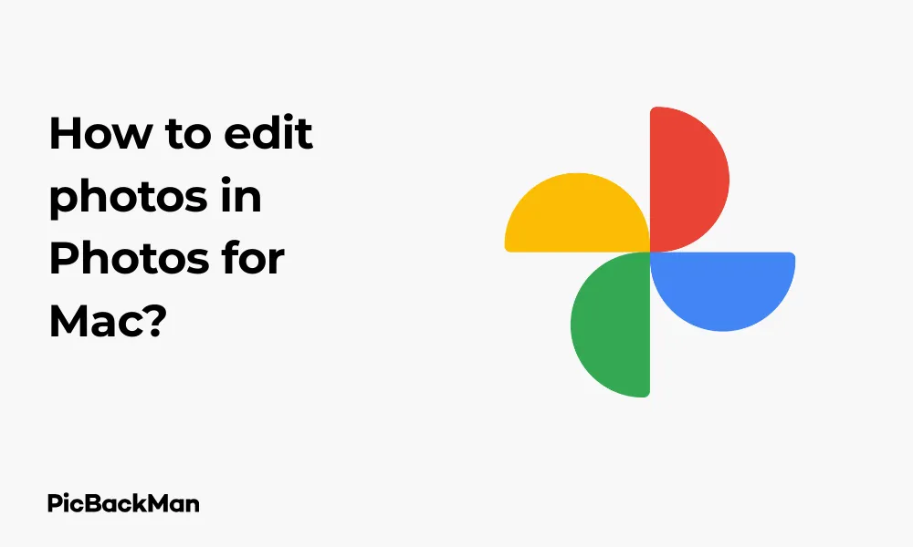 How to edit photos in Photos for Mac