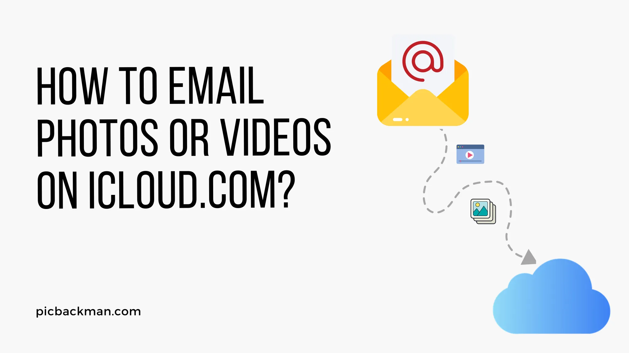 How to Email Photos or Videos on iCloud.com?