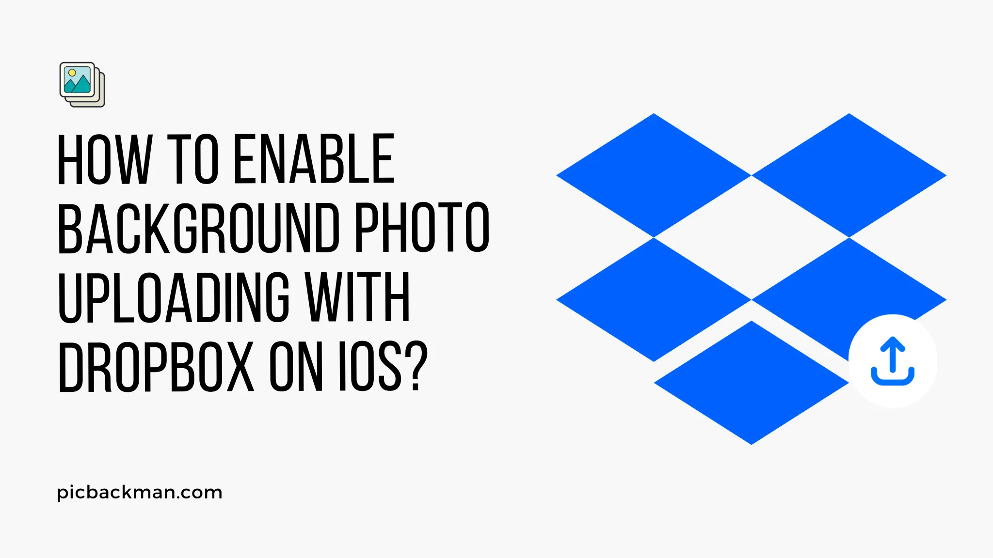 How to Enable Background Photo Uploading with Dropbox on iOS?