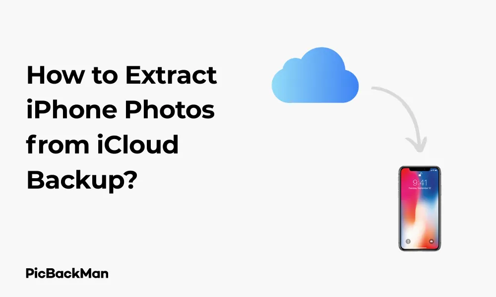 How to Extract iPhone Photos from iCloud Backup