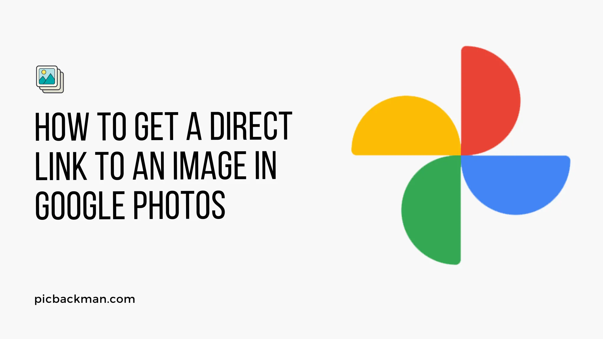 How to get a direct link to an image in Google Photos?