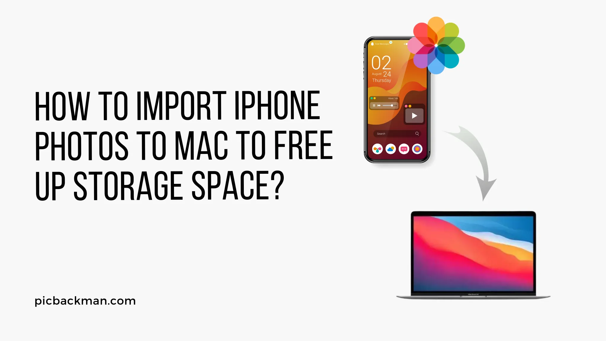 How to import iPhone photos to Mac to free up storage space